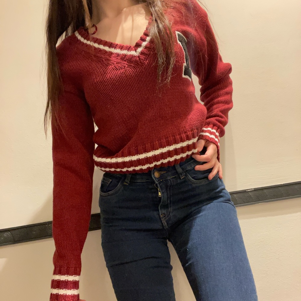 Burgundy Shirt Letter “D”